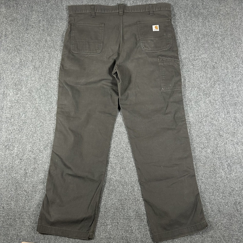 Carhartt Relaxed Fit Work Pants Men's 40x32 Brown Carpenter Utility Pants #2623 - Picture 4 of 9